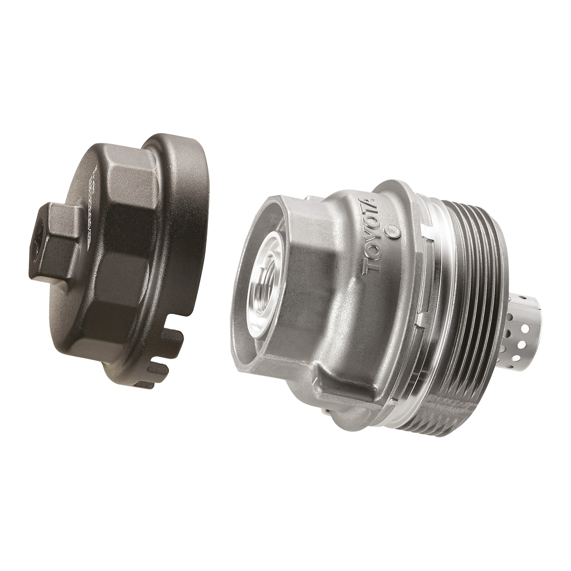 Facom Aufsetz-Ölfilterschlüssel Toyota, 4-, 6-, 8-Zylinder Diesel Antriebe Innenvierkant 12,7 mm (1/2"), Außensechskant 28 mm