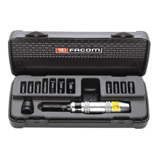 Facom Avvitatore a percussione manuale con inserti, 13 pezzi