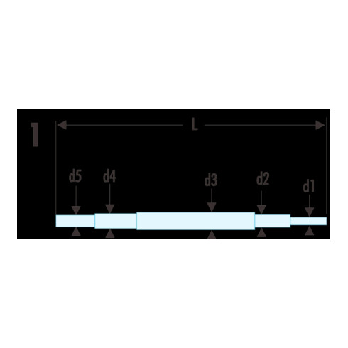Facom Axe rotatif pour clé 91A, 92A, 97