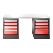 Facom Banco da lavoro JLS3 inox con 13 cassetti alto-1
