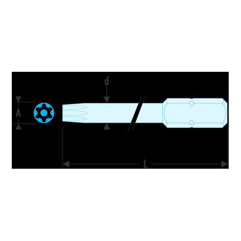 Facom Bit Serie 1 - lang ResisTX TT20