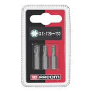 Facom Bit Serie 1 - TX 12, Set 3-tlg