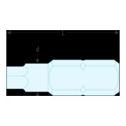 Facom Bit Serie 1 - Zeskant 2 mm-1