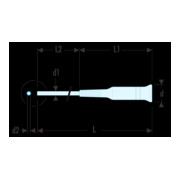 Facom Bithalter Antrieb Innensechskant 4 mm-3