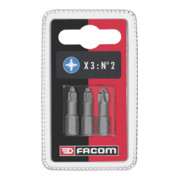 Facom Bits Serie 1 High Perf - PZ1, 3-tlg
