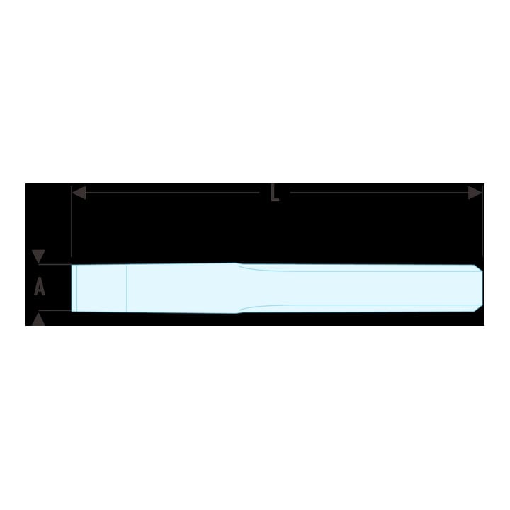 Facom Burin plat profil complet 21 mm 180 mm