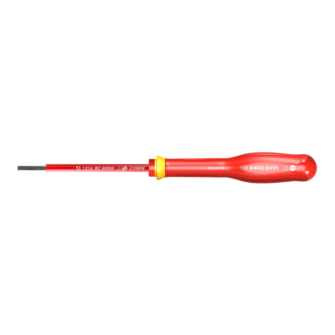 Facom Cacciavite 1000V 2,5mm 75mm