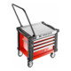 Facom Caisse à outils mobile 4 compartiments JET.CR4M3A-1