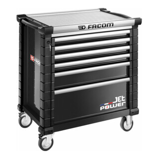 Facom Carrello da officina 6 cassetti + alimentazione JET.6NM4APOWER
