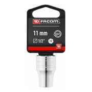 Facom Chiave a bussola 1/2 pollice 12 facce 11mm, confezione blister-1