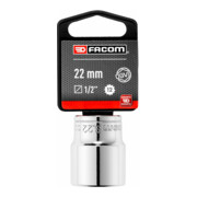 Facom Chiave a bussola 1/2 pollice 12 facce 22mm, confezione blister-1