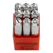 Facom Cifre a percussione 0 - 8, altezza 4 mm, 9 pezzi-1