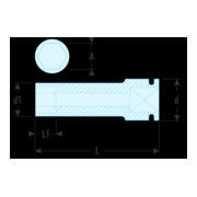 Facom Clé à chocs 1/2" longue 18 mm-3