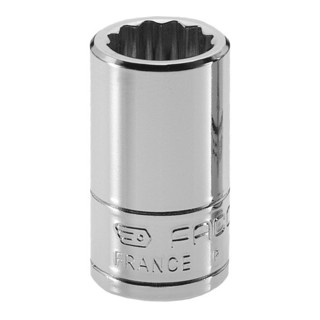Facom Clé à douille 1/4" 12 pans 9 mm