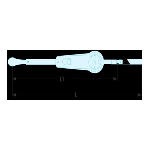 Facom Clé dynamométrique 3/4" 175 - 900 Nm