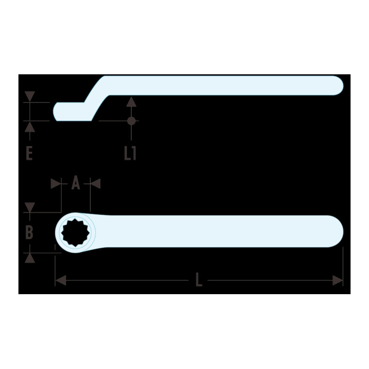 Facom Clé plate 1000V VSE 15 mm