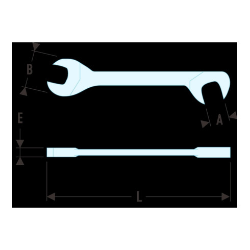 Facom Clé plate "Mikromechanik" 9 mm