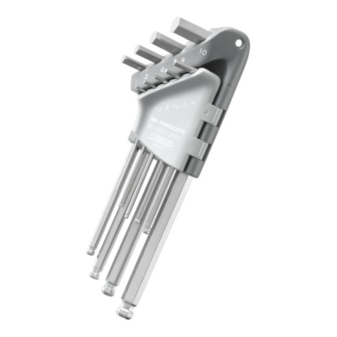 Facom Clés à broche inox, 9 pièces
