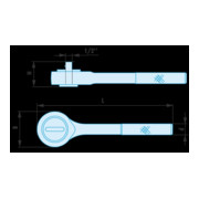 Facom Cliquet à changement d’insert antidéflagrant 1-3
