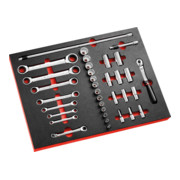 Facom Cliquet mousse 3/8" mod., poignée rivetée, pouce
