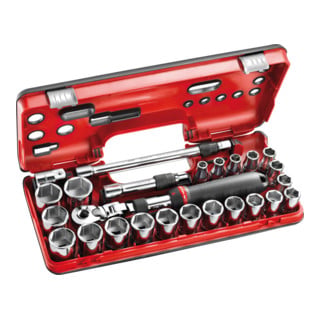 Facom Coffret de clés à douille 1/2" D-Box, 21 pièces