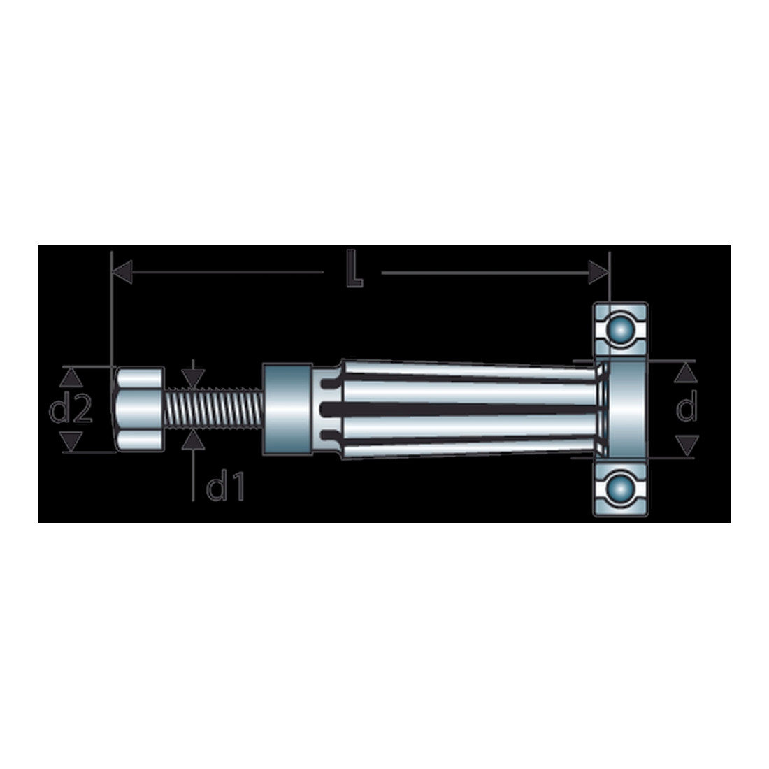Facom Collier pour extracteur de roulement 8,5 - 10,0 mm