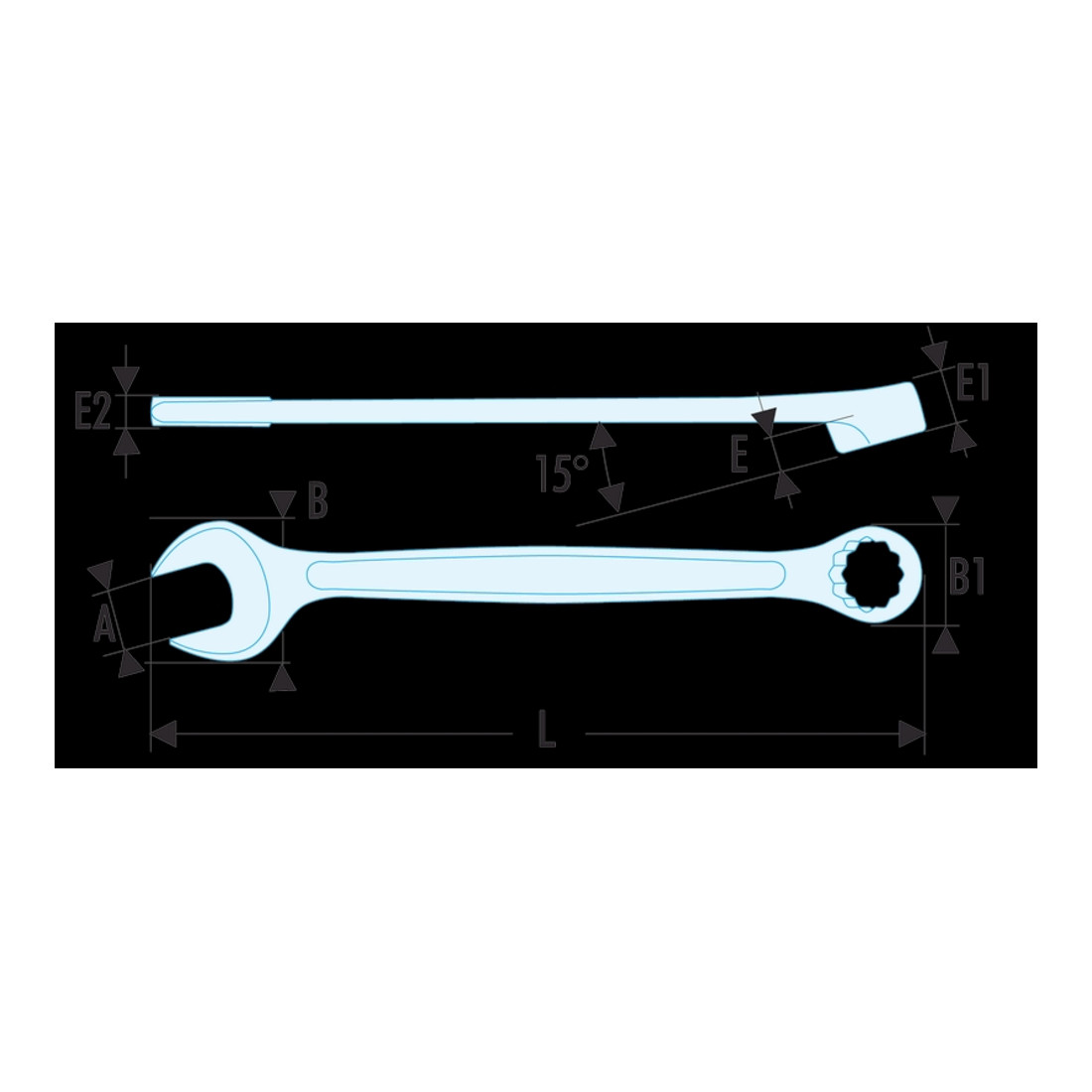 Facom Combinatiesleutel 9/16"