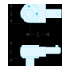 Facom Compacte omschakelratel 9 x 12 mm 1/2