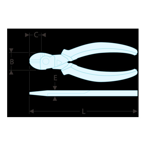 Facom Coupe-câble SLS 160 mm