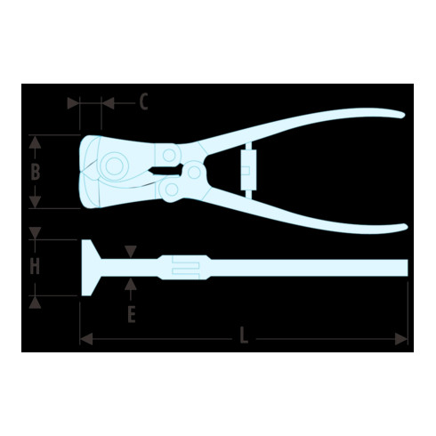 Facom Coupe-câbles à levier