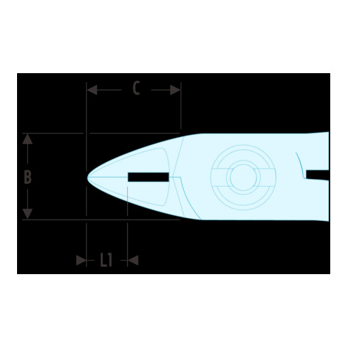 Facom Coupe-câbles ESD affleurant