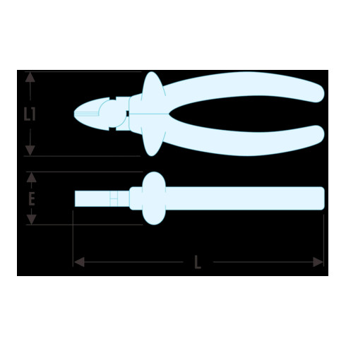 Facom Coupe-câbles isolé 1000V 145 mm