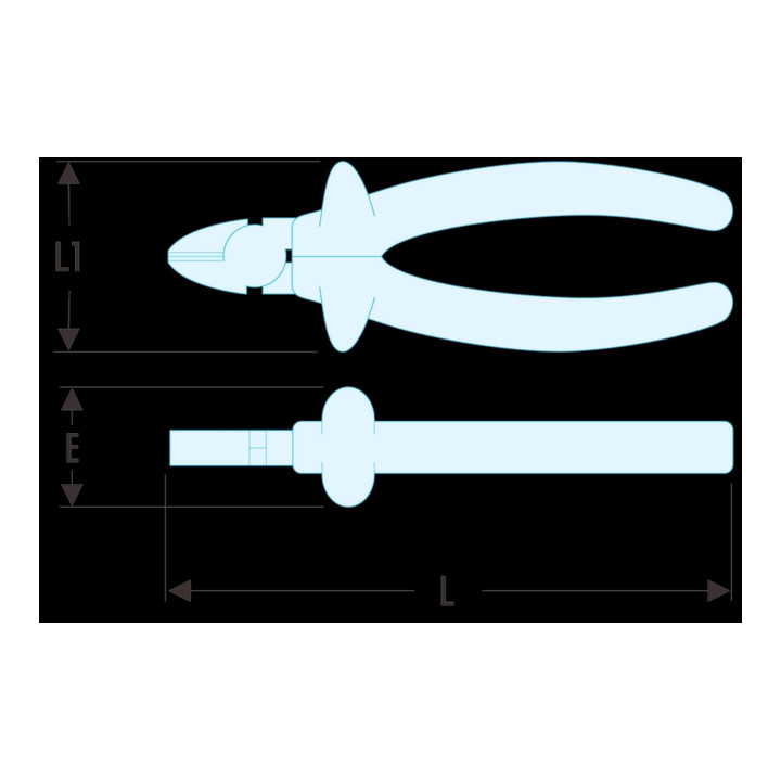 Facom Coupe-câbles isolé 1000V 145 mm