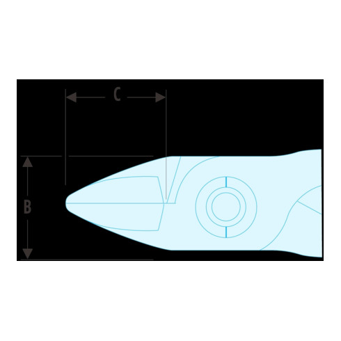 Facom Coupe-câbles Micro-Tech axial
