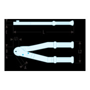 Facom Coupe-câbles pour fils d'acier 340 mm-3