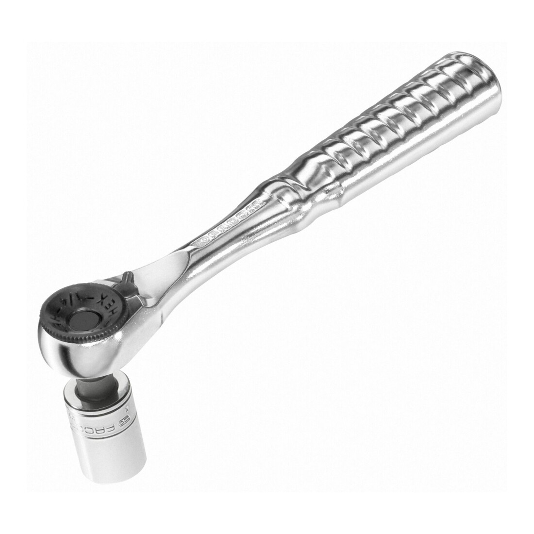 Facom Cricchetto reversibile 1/4" compatto, per inserti