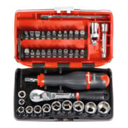Facom dopsleutel assortiment, 1/4 inch vierkant, 38-delig