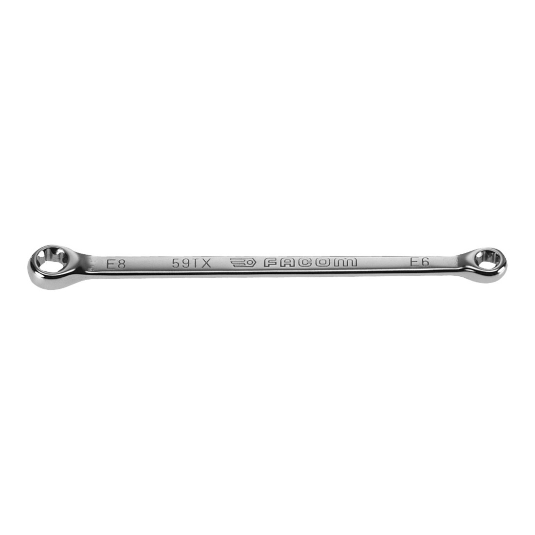 Facom Dubbele ringsleutel recht TX E14xE18