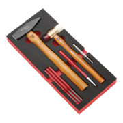 Facom Ensemble d’outils à percussion modulable 7 pcs