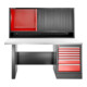 Facom Établi haut JLS3 7 tiroirs + dessus, INOX-1