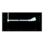 Facom Gewrichtdopsleutel met T-greep 10 mm-3