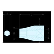Facom Giunto IMPACT 3/8" per punte-3