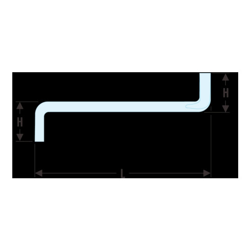 Facom haakse schroevendraaiers Phillips® PH0, PH1