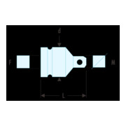 Facom IMPACT-Adapter innen 1" - aussen 3/4-3