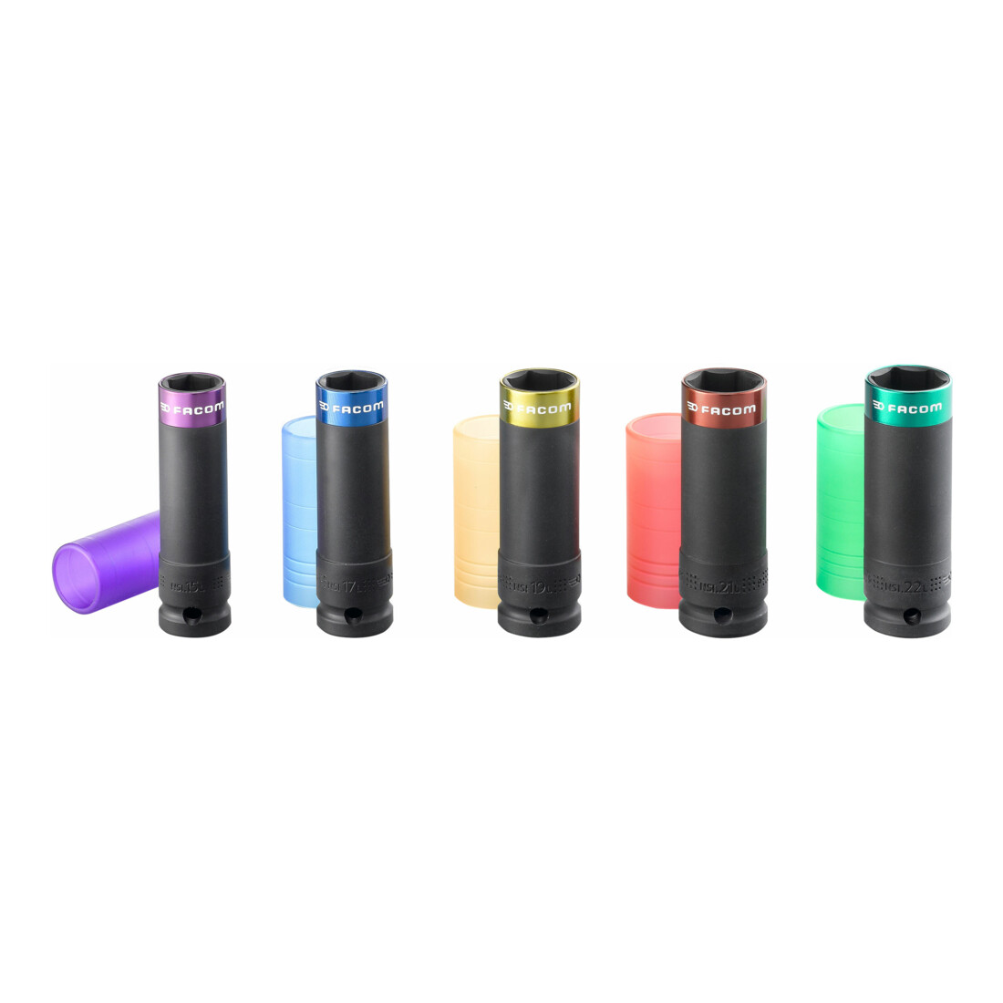 Facom IMPACT-dopsleutel 1/2", set 5-delig