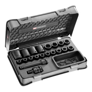 Facom IMPACT dopsleutels 1/2", set 20-delig