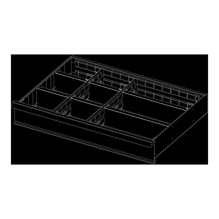 Facom Indeling voor lade 125mm 8-dlg.