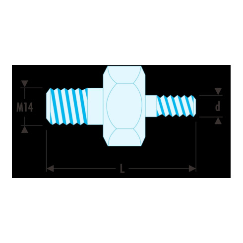 Facom Insert fileté 8 mm