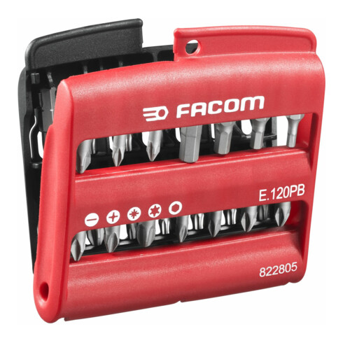 Facom Jeu de bits 1/4", 25 mm, 28 pièces