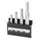 Facom Jeu de burins plats profil creux, 4 pièces-1